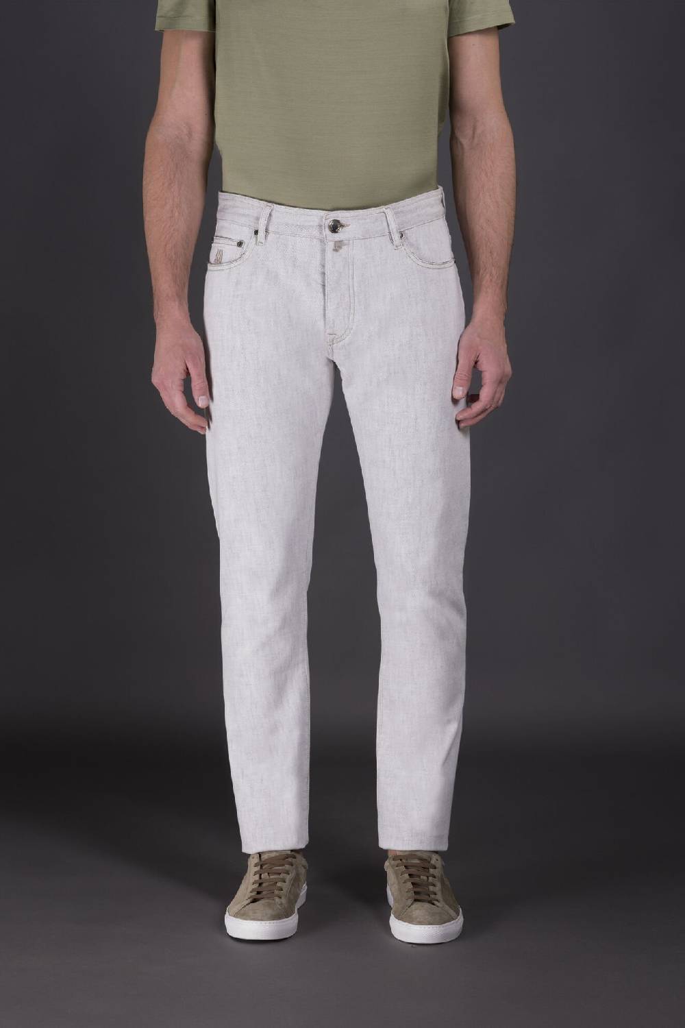 Moorer Pantaloni PAVEL-73 WHITE Nuova