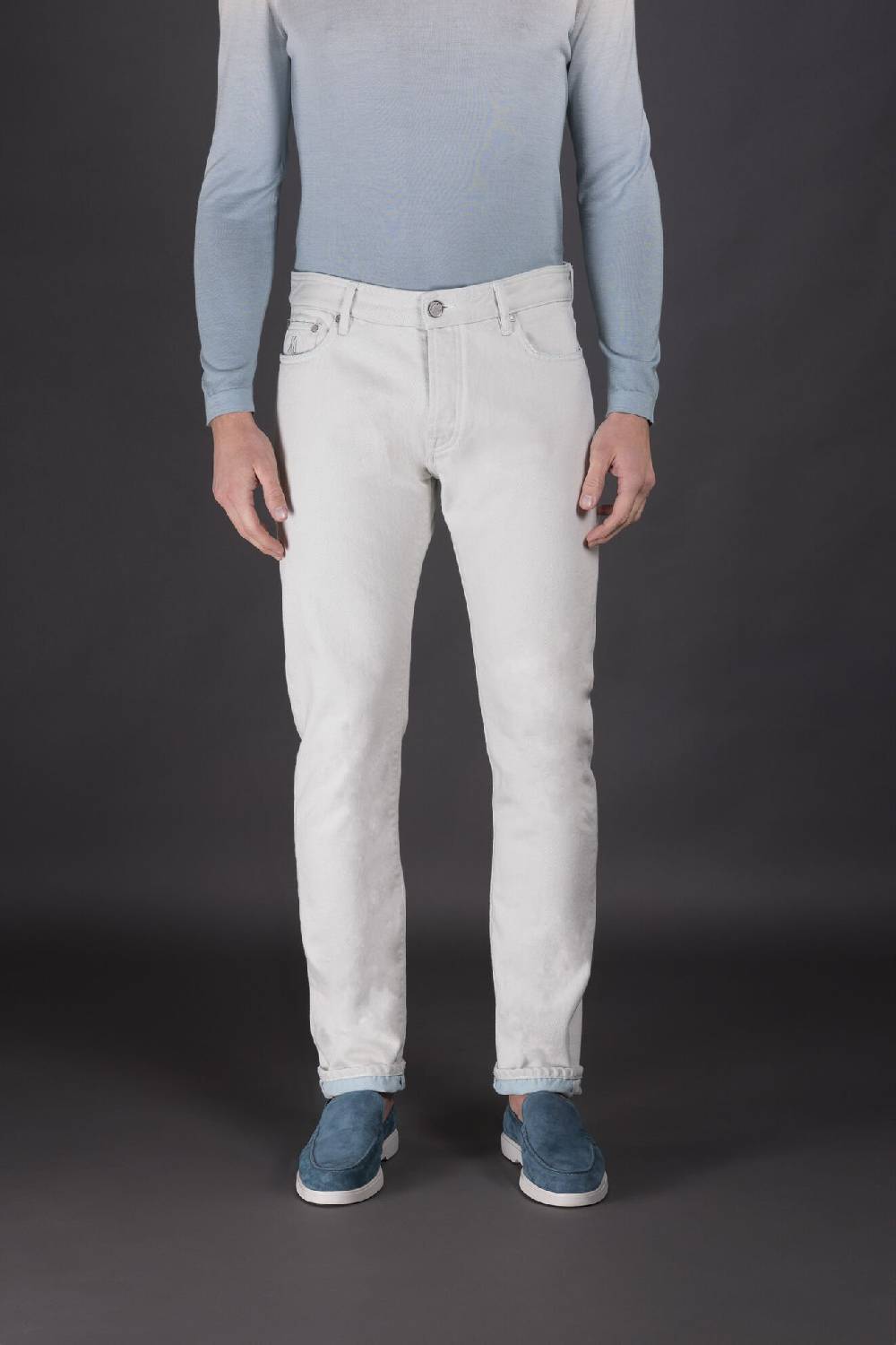 Moorer Pantaloni PAVEL-55 AZZURRO 2025