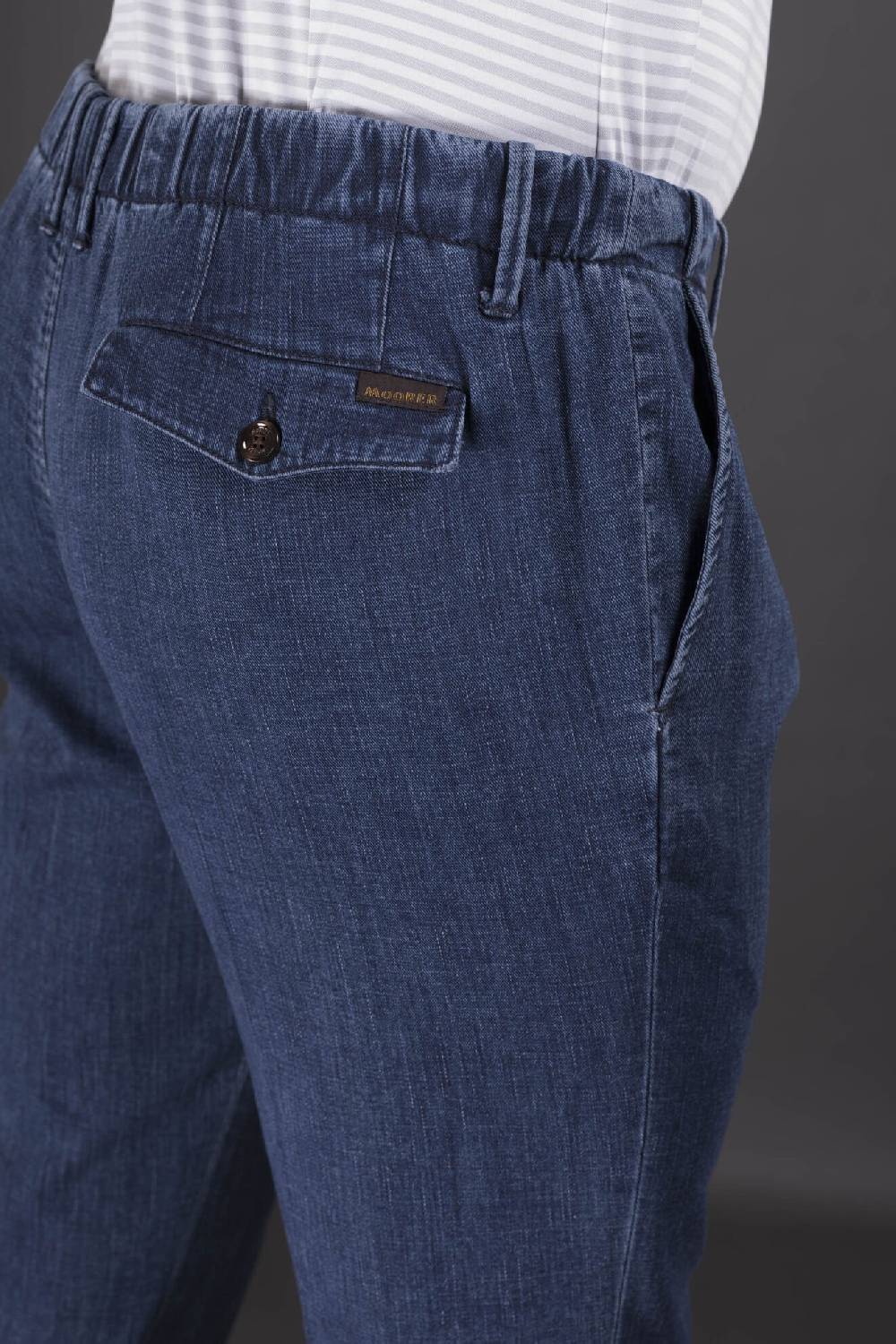Moorer Pantaloni WILTON-32 LIGHT DENIM Italy