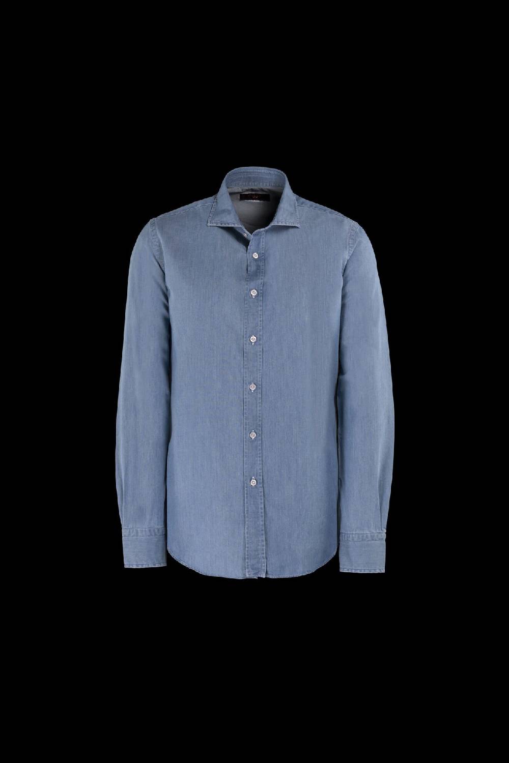 Moorer Camicie HAROLD-65 LIGHT DENIM Italia