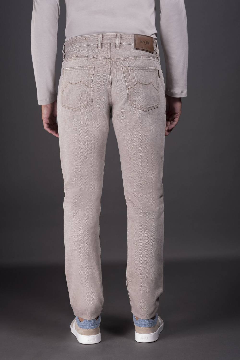Moorer Pantaloni PAVEL-54 BEIGE Qualità Garantita