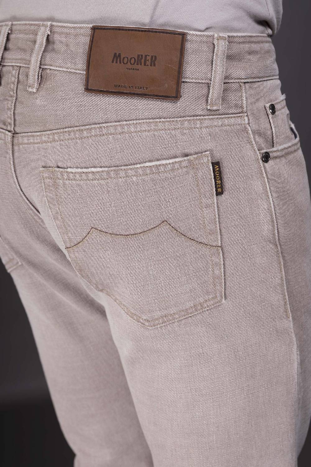 Moorer Pantaloni PAVEL-54 BEIGE Qualità Garantita