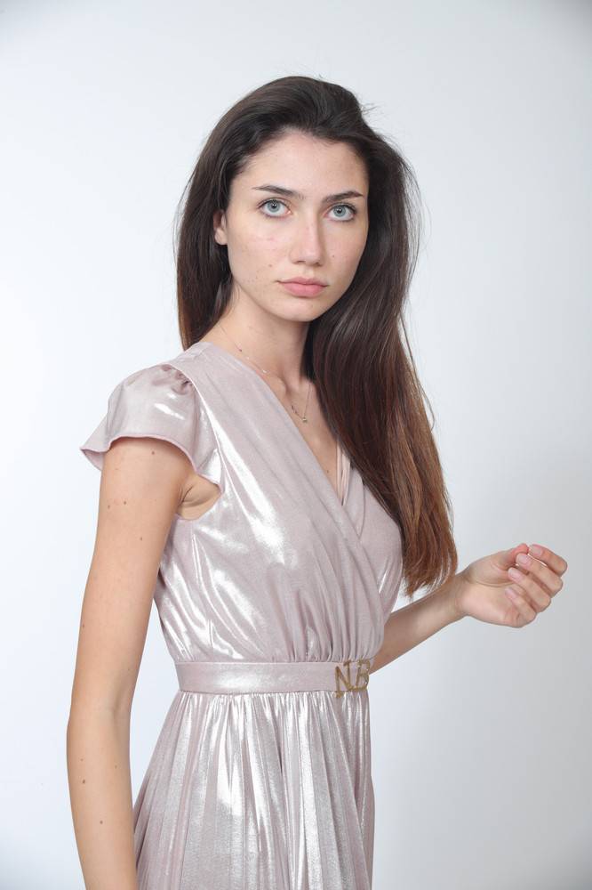 Nora Barth Abito lungo con finitura metallizzata Convenienza