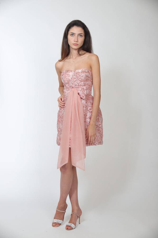 Nora Barth Abito in pizzo rosa Shopping Online