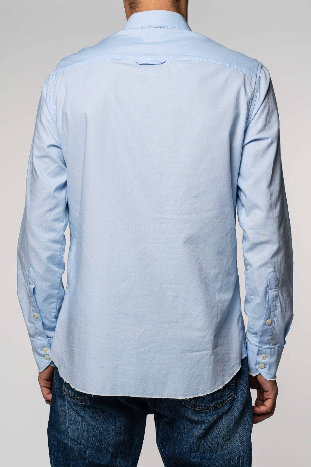 Officina 36 Camicia in oxford color cielo 2025