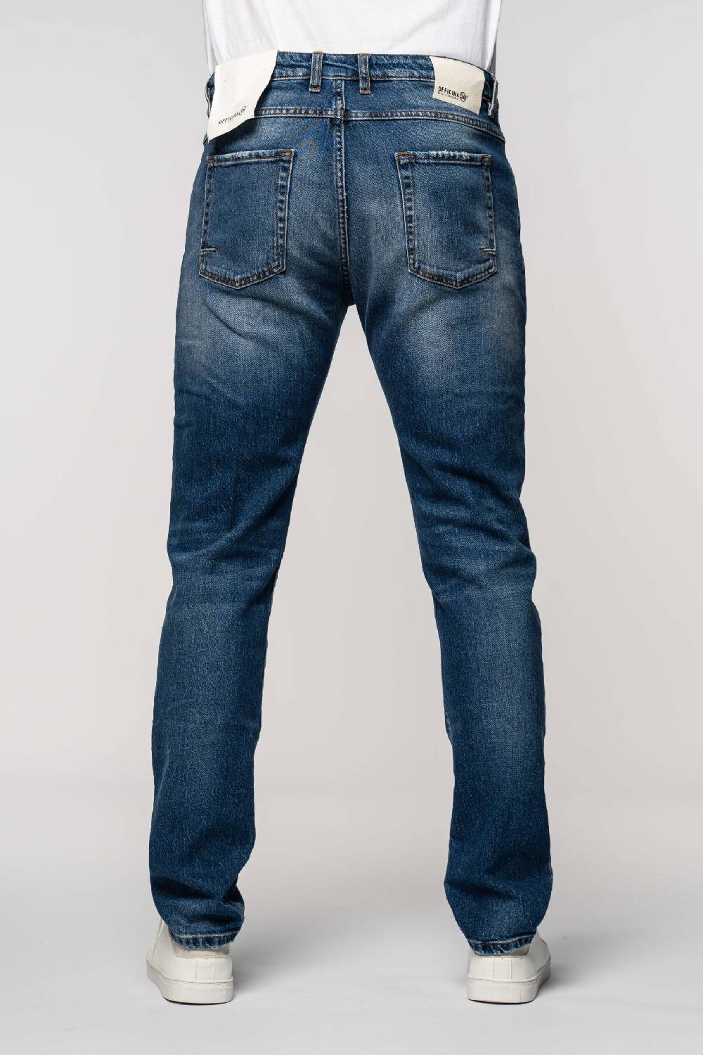 Officina 36 Jeans in denim blu con lavaggio chiaro Vendite stagionali
