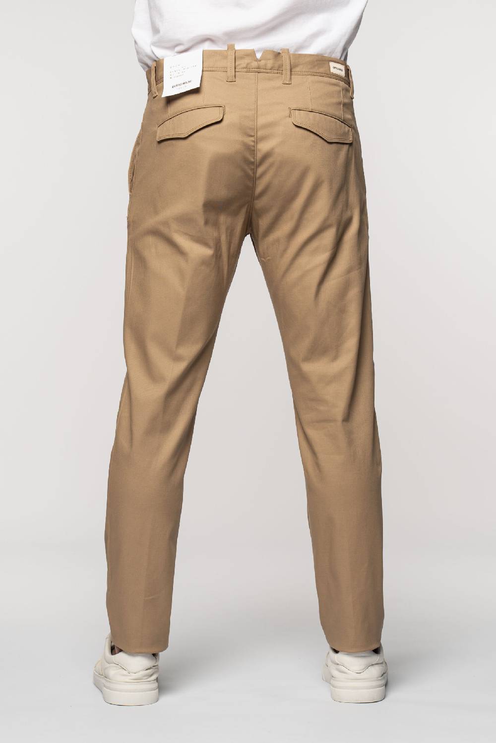 Officina 36 Pantaloni in gabardina sabbia Italy