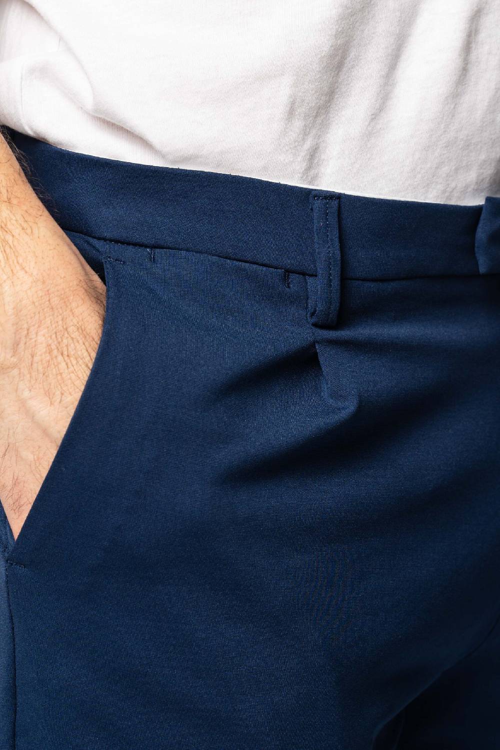 Officina 36 Pantaloni in punto milano color denim Italia