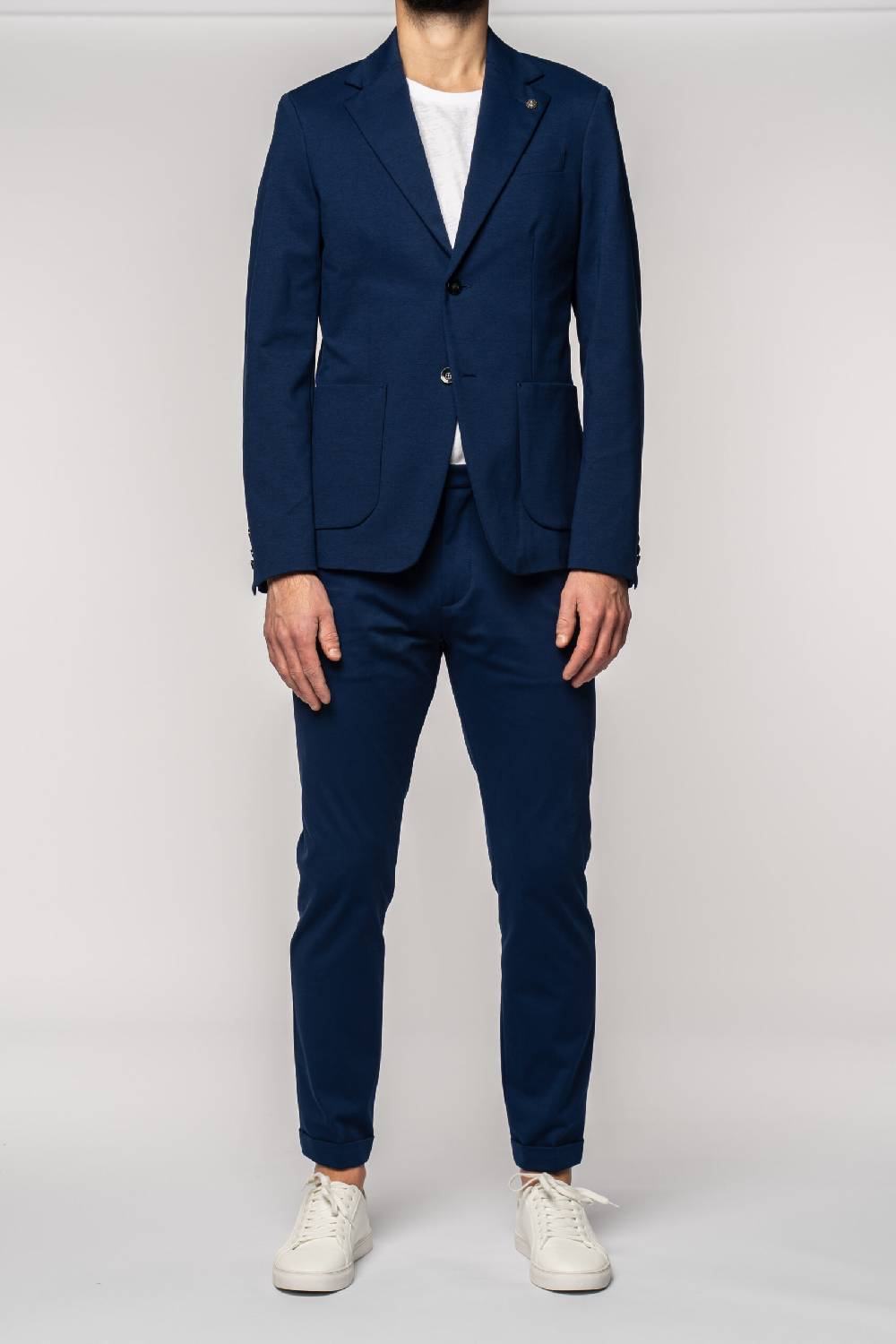 Officina 36 Pantaloni in punto milano color denim Italia