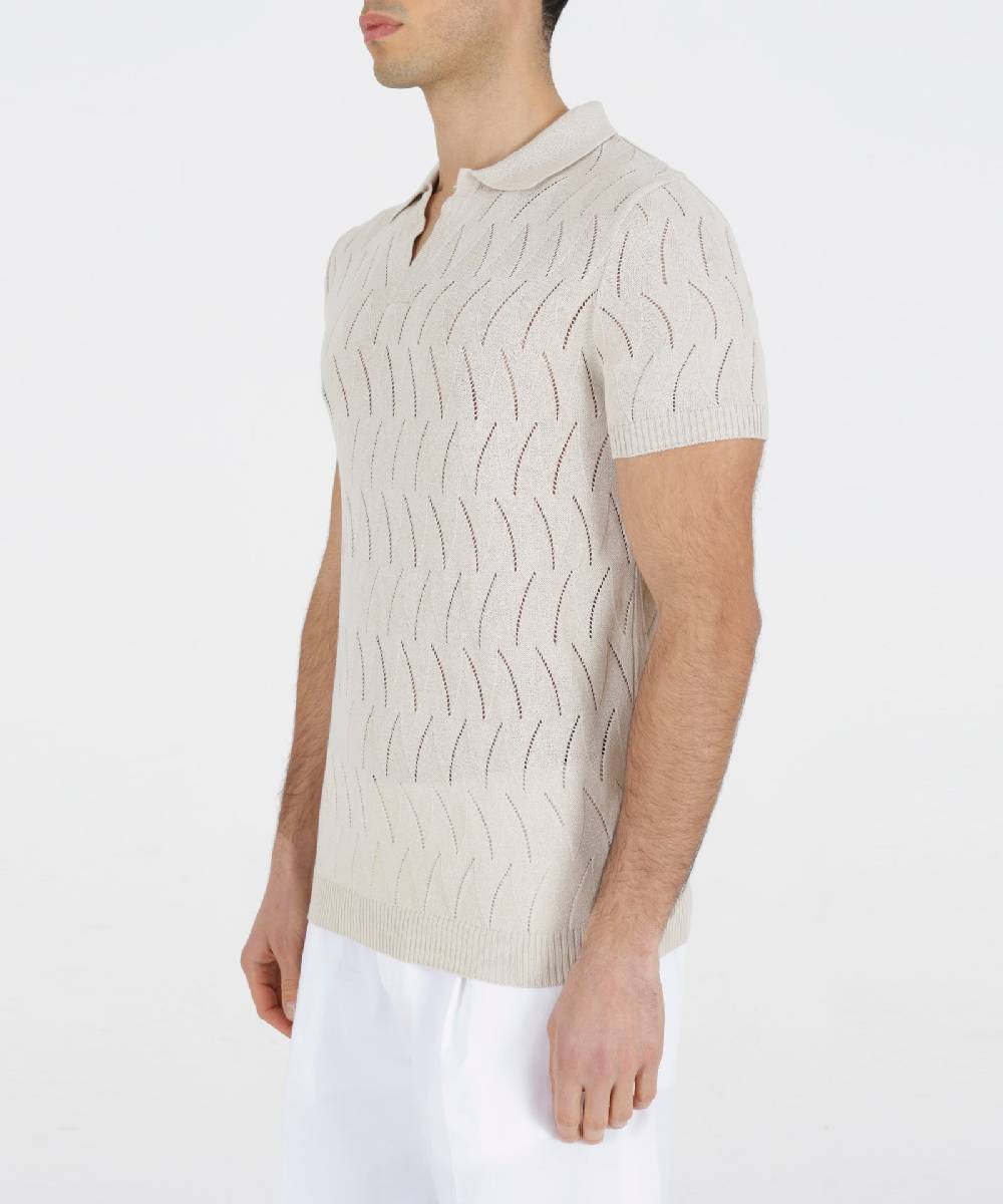 Over D MAGLIA COLLO POLO DERBY In Saldo