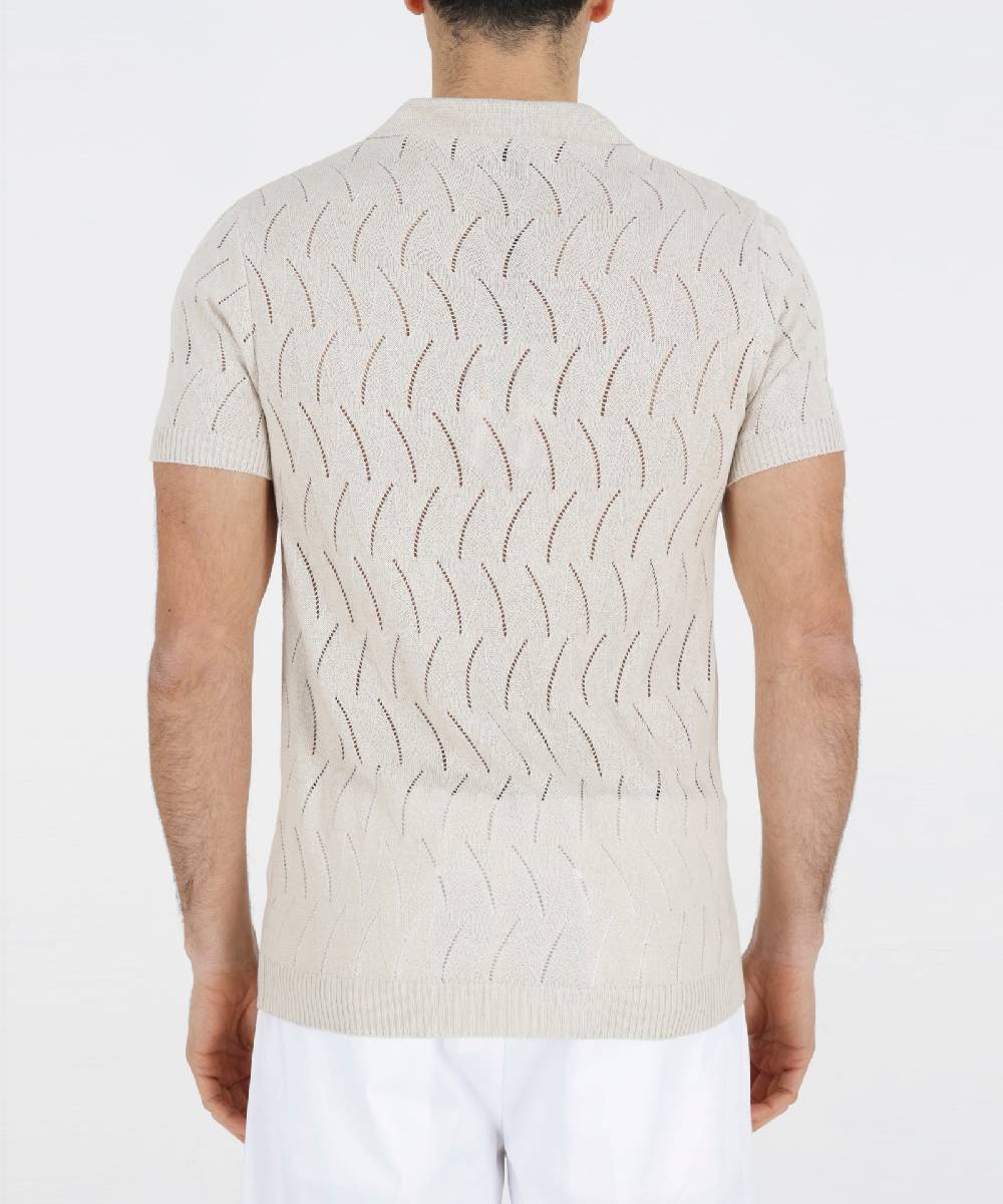 Over D MAGLIA COLLO POLO DERBY In Saldo