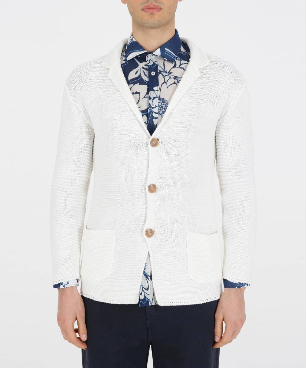 Over D GIACCA CARDIGAN COLLO 'REVERS' Moda
