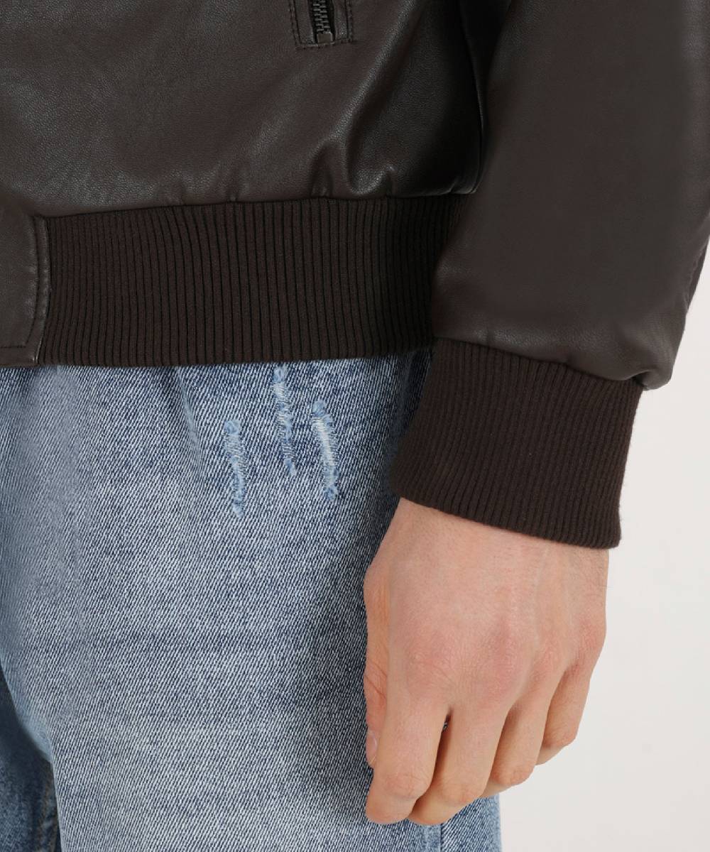 Over D BOMBER ECO-PELLE Promozione