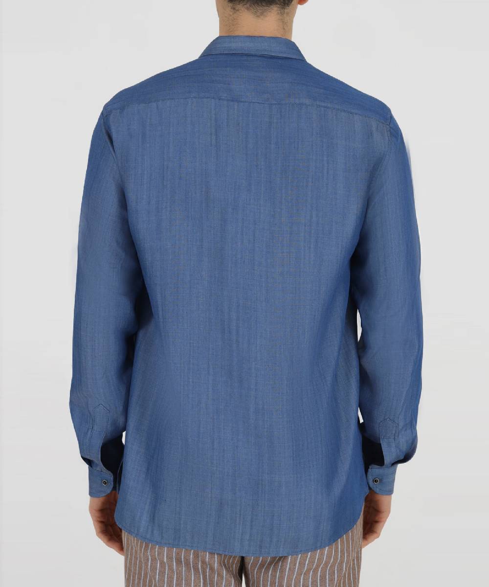 Over D CAMICIA MODELLO BLUSA COLLO B.DOWN Soddisfazione Garantita