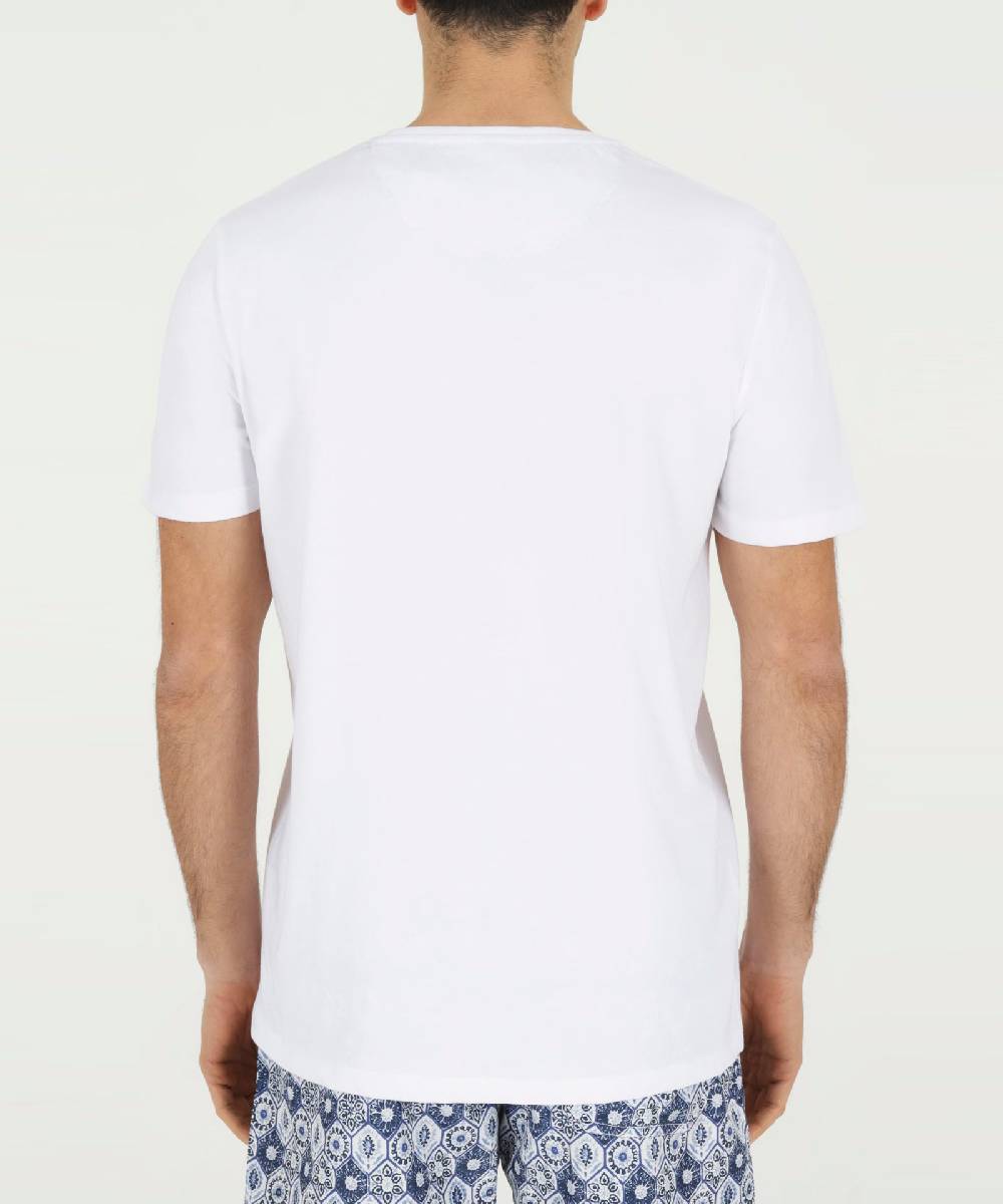 Over D T-SHIRT CON PATCH RICAMATO Prezzo Ridotto
