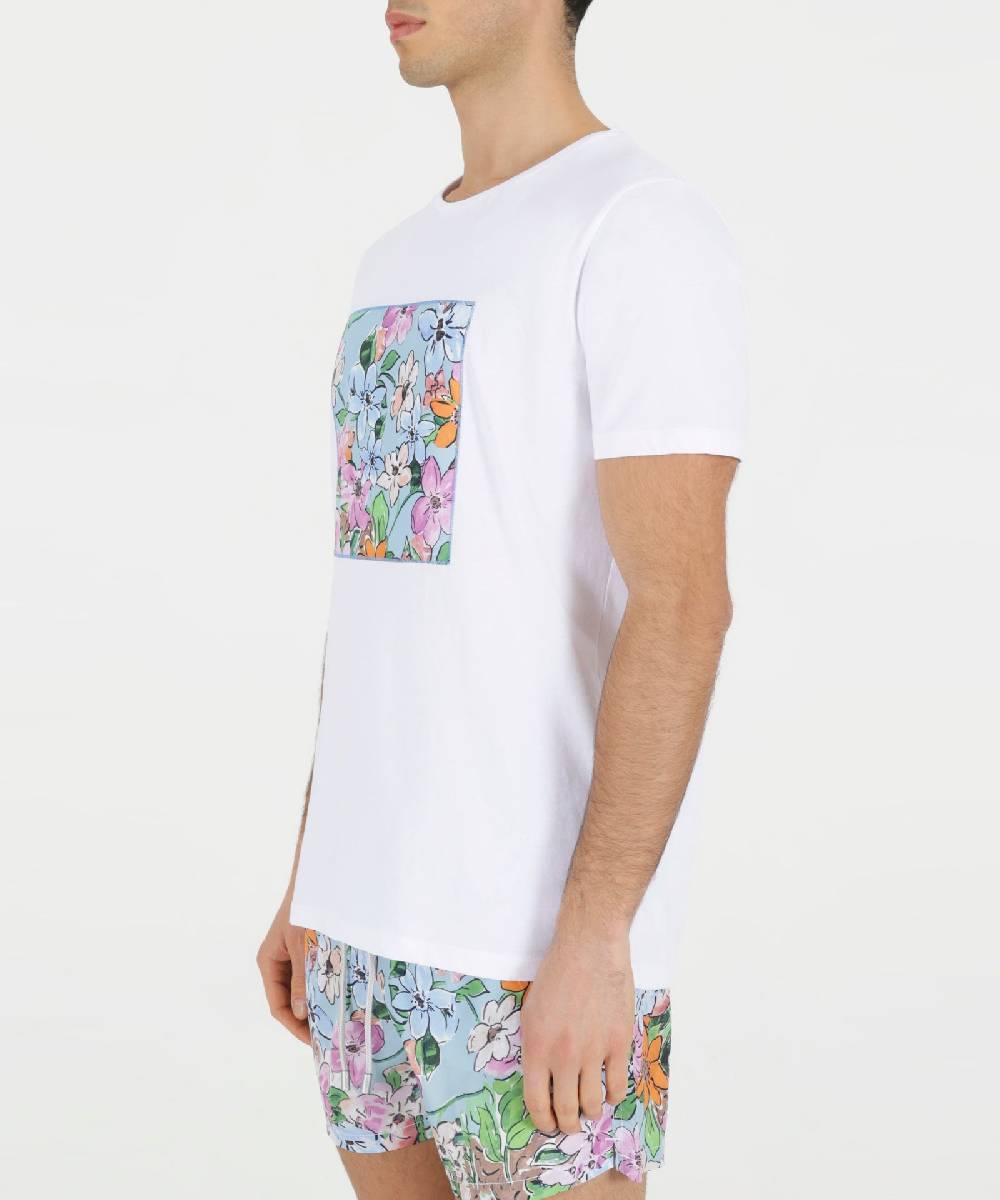 Over D T-SHIRT CON STAMPA Sottocosto