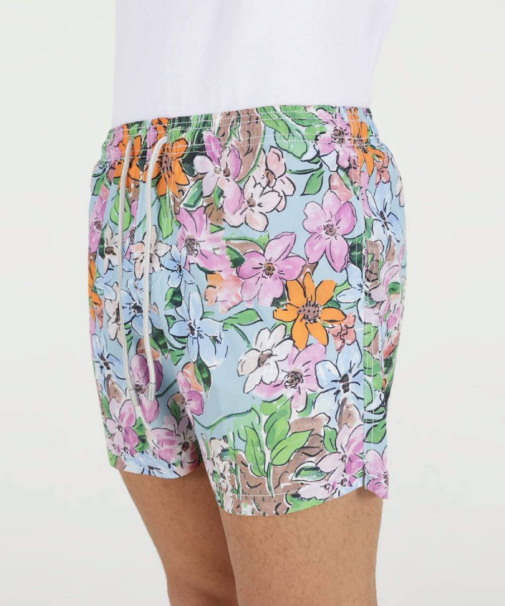 Over D COSTUME MARE STAMPA FIORI Offerta