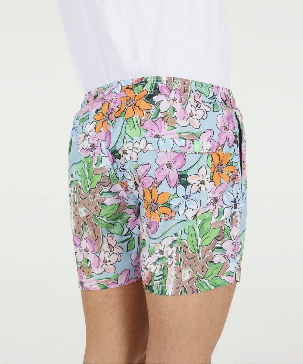 Over D COSTUME MARE STAMPA FIORI Offerta