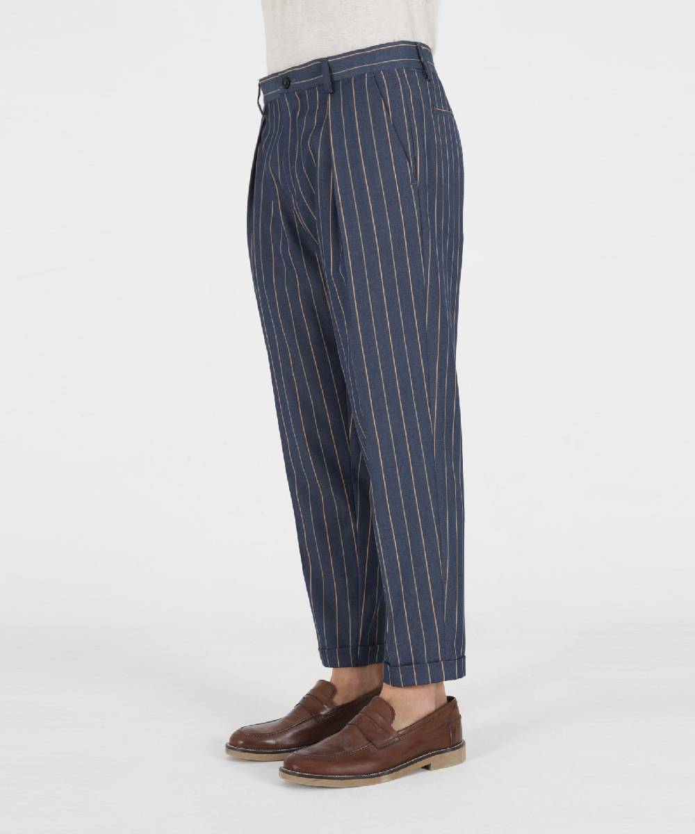 Over D PANTALONE CHINO 1 PINCE TAPERED FIT I Più Venduti