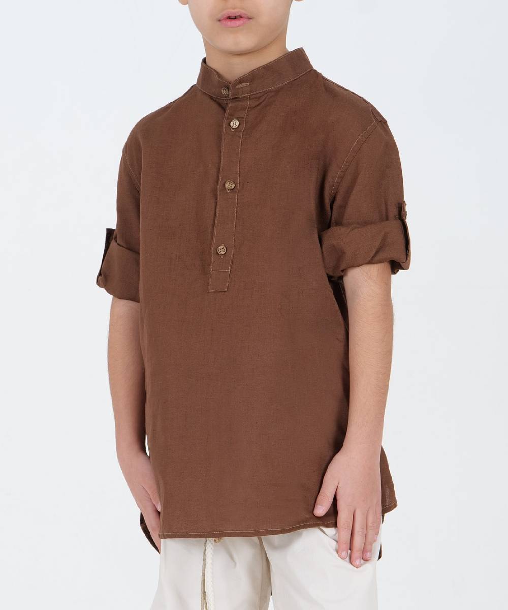 Over D CAMICIA SERAFINO LINO COREANA