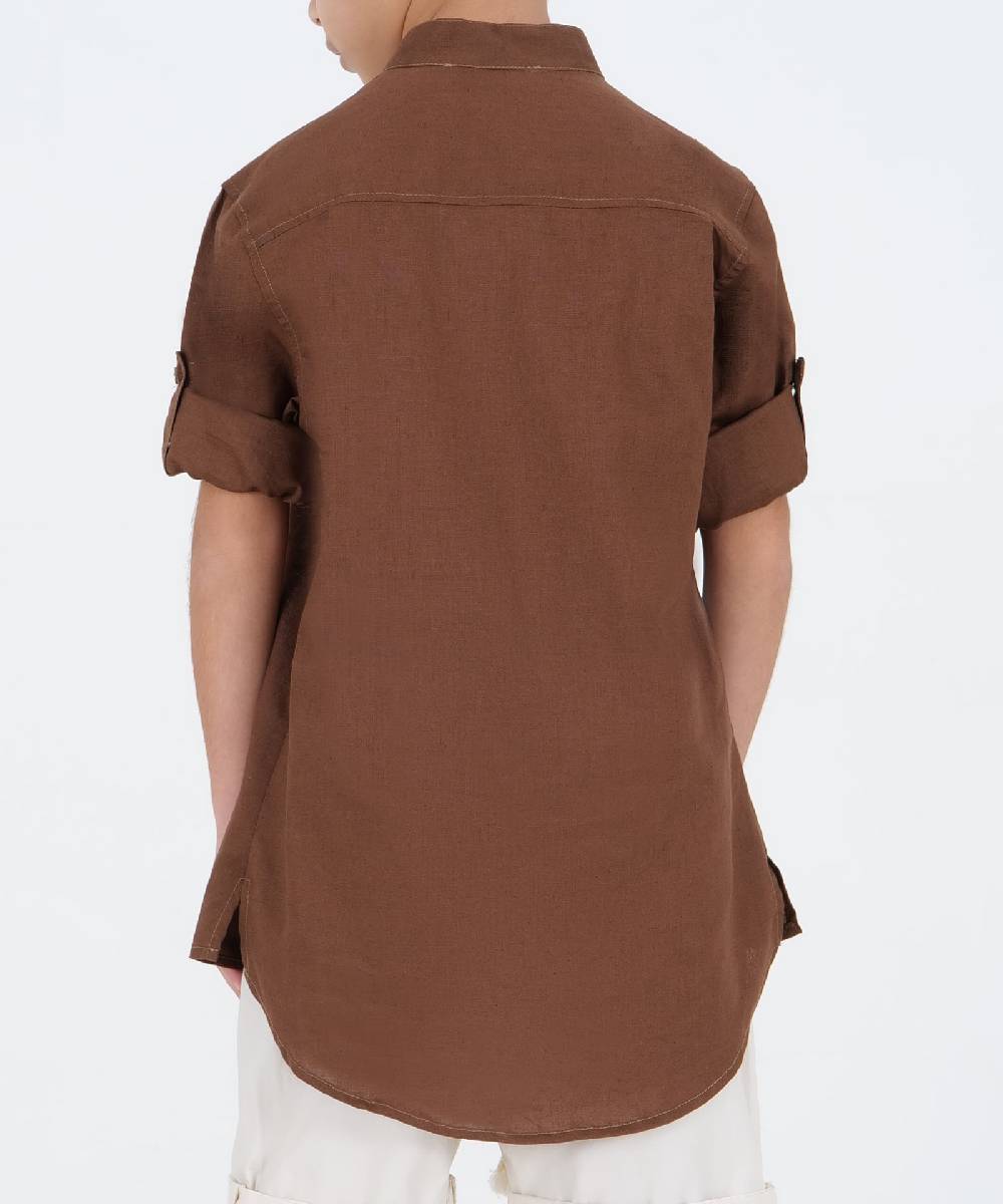 Over D CAMICIA SERAFINO LINO COREANA Online
