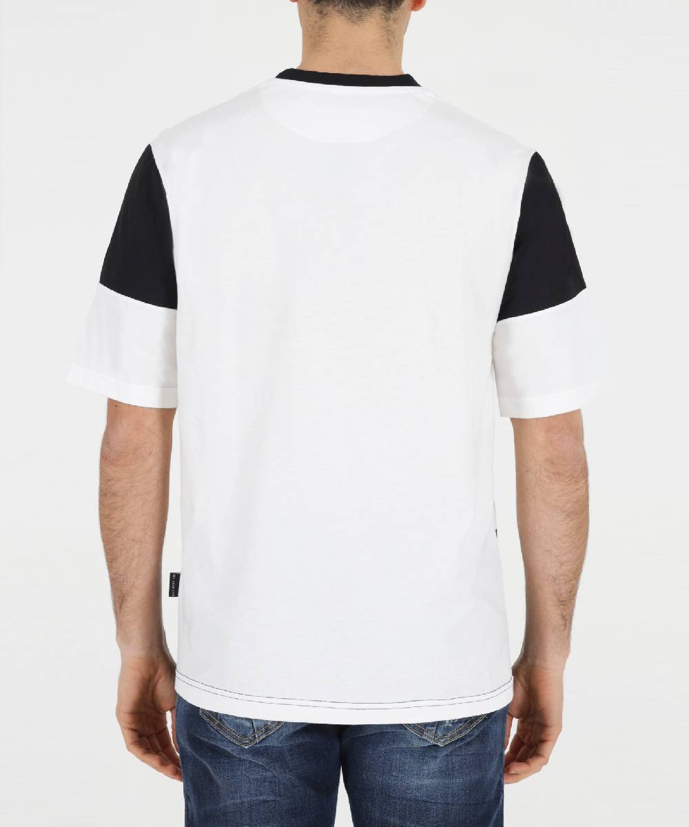 Over D T-SHIRT COLOR-BLOCK Vendite Flash