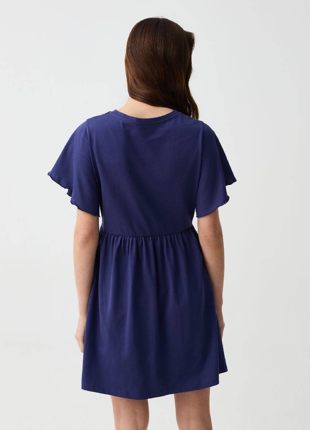 Ovs Vestito Essential corto con maniche a farfalla Vendita Calda