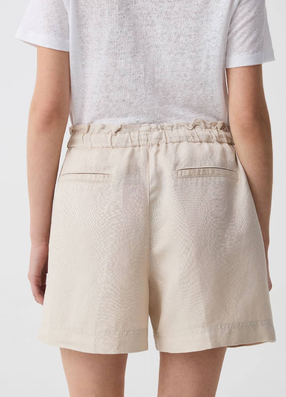 Ovs Shorts in lino e viscosa con pinces Nuovo