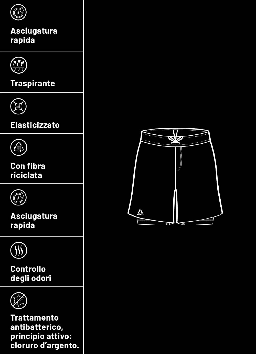 Ovs Shorts da trekking quick dry Altavia Promozione