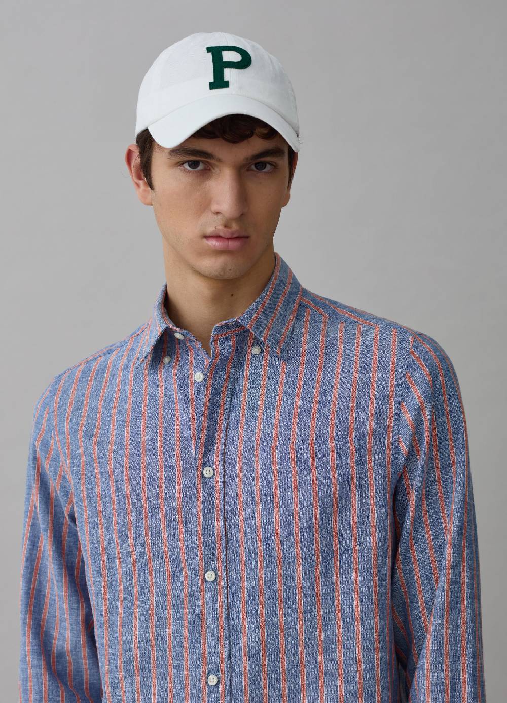 Ovs Camicia in lino e cotone a righe Acquista Ora