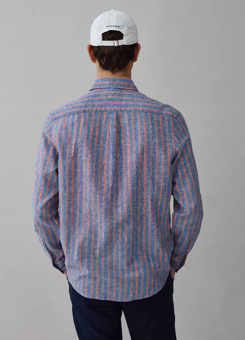 Ovs Camicia in lino e cotone a righe Acquista Ora