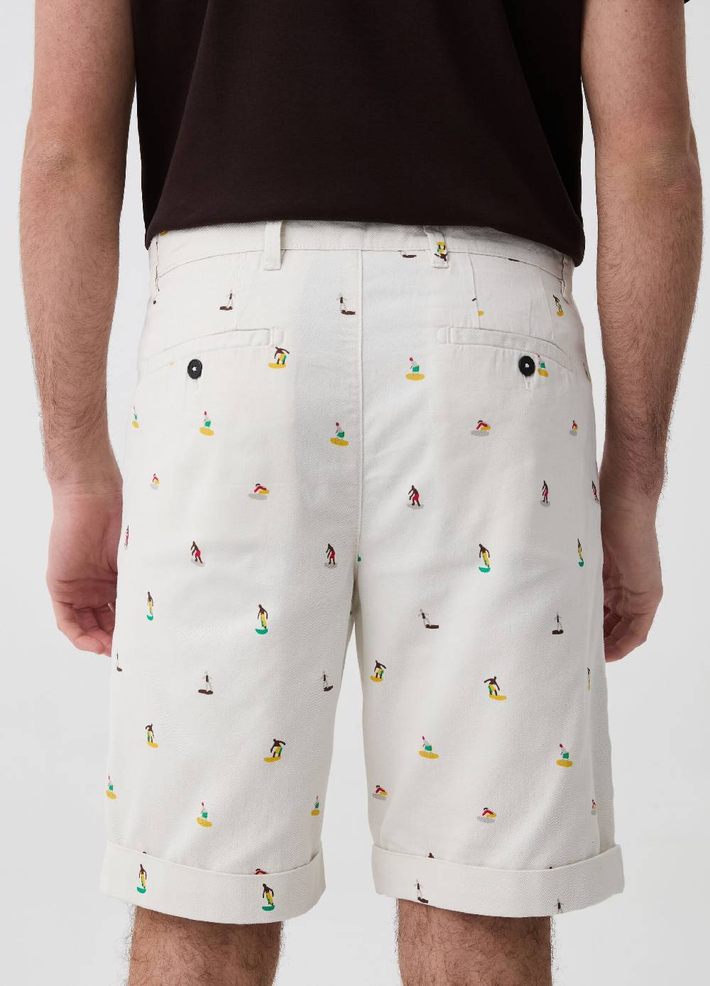 Ovs Bermuda chino con stampa surf Sottocosto
