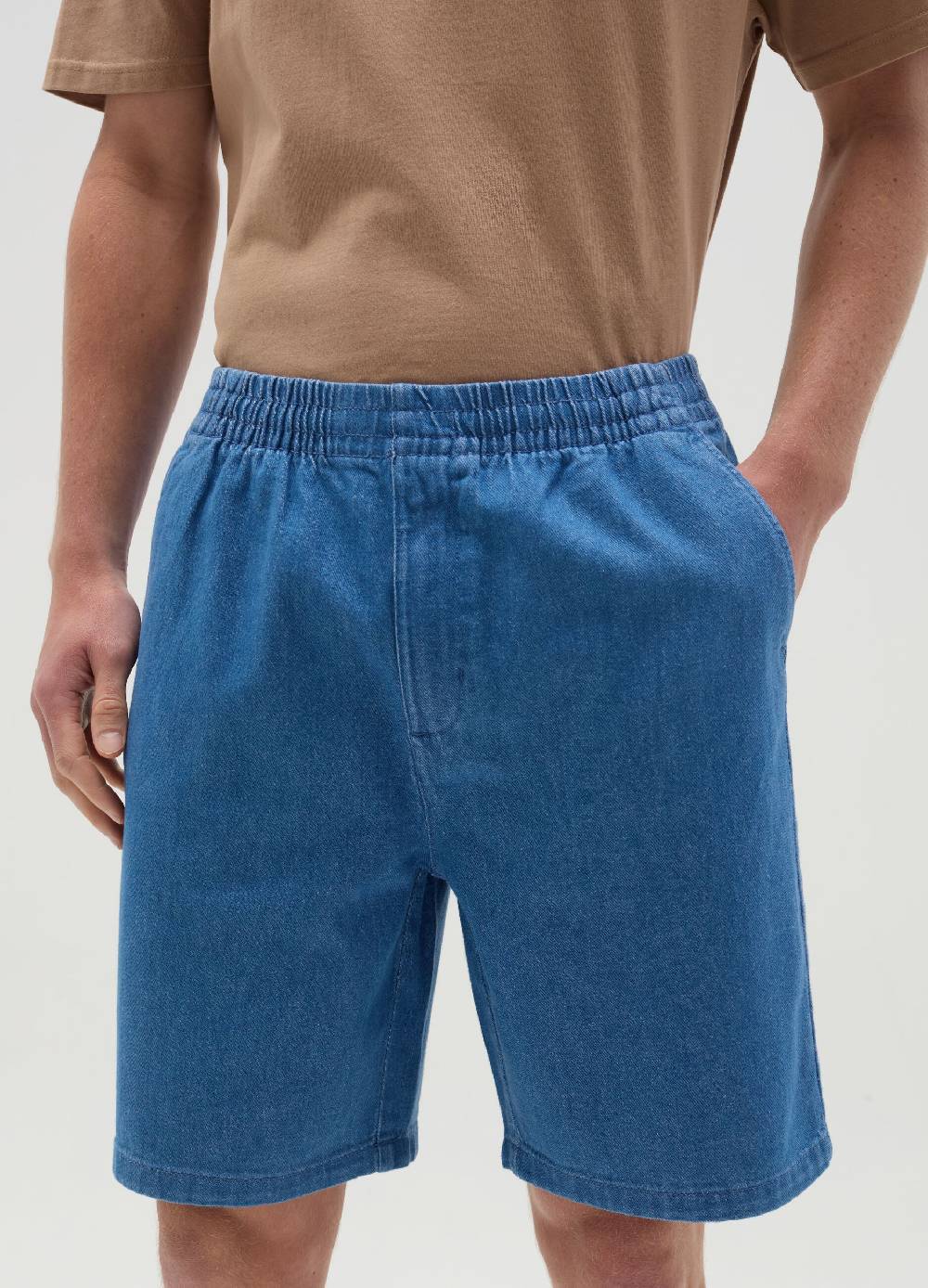 Ovs Bermuda chino jogger in denim Novità