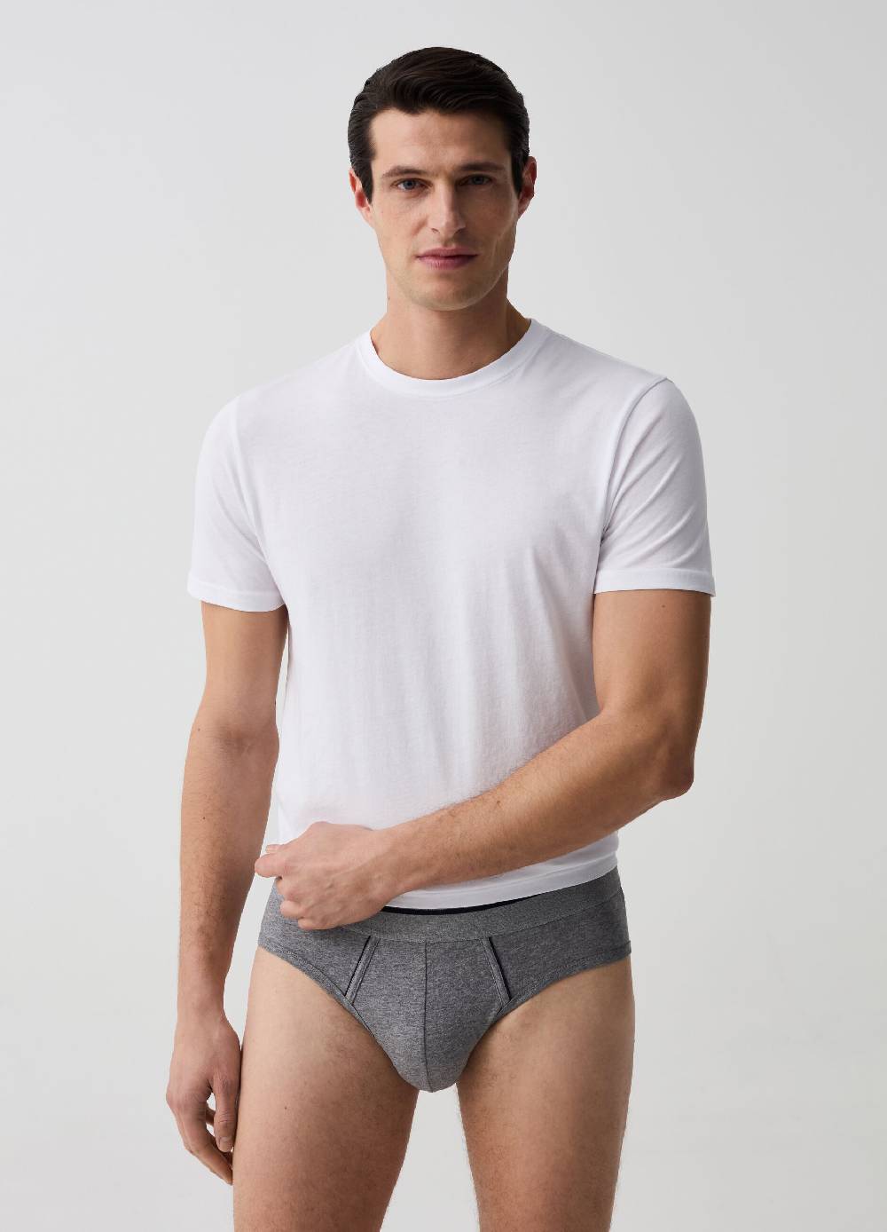 Ovs Bipack slip con piping a contrasto