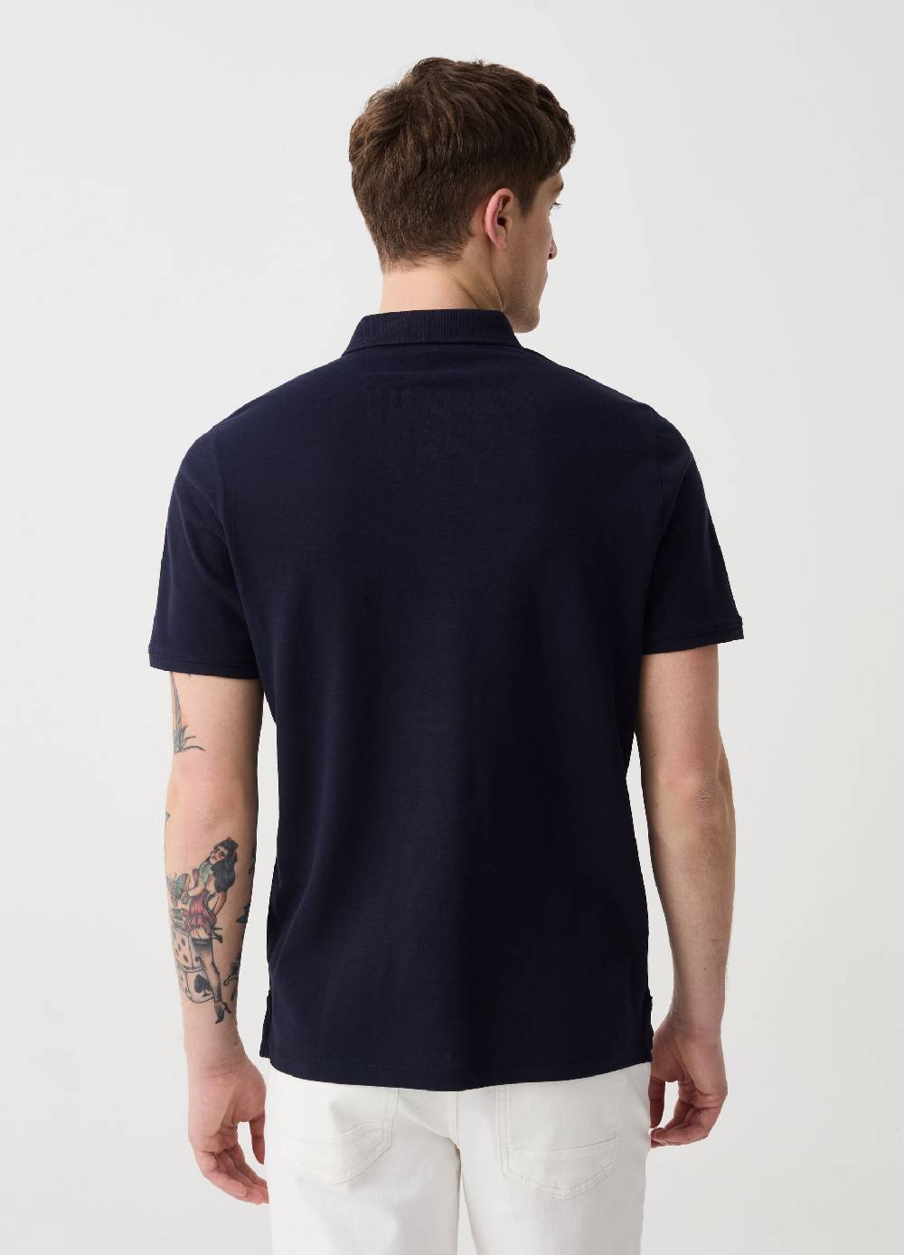 Ovs Polo in piquet tinta unita Outlet