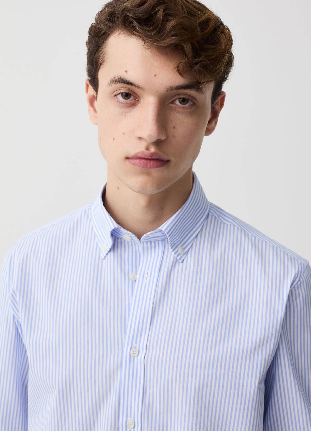 Ovs Camicia regular fit easy iron a righe