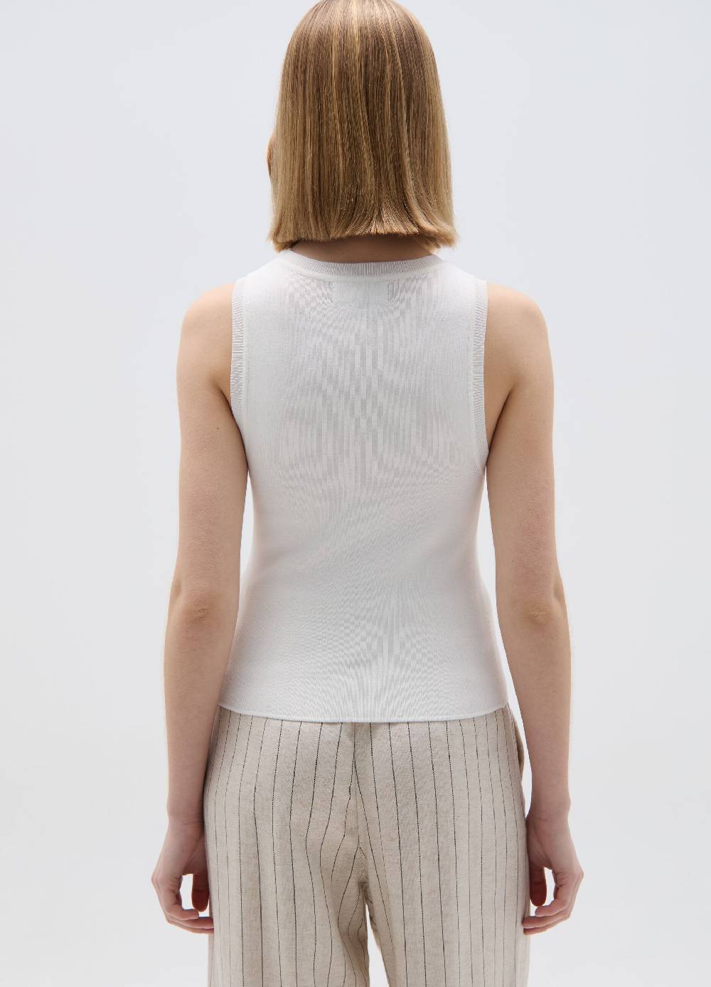 Ovs Tank top in crêpe tinta unita Vendita Economica