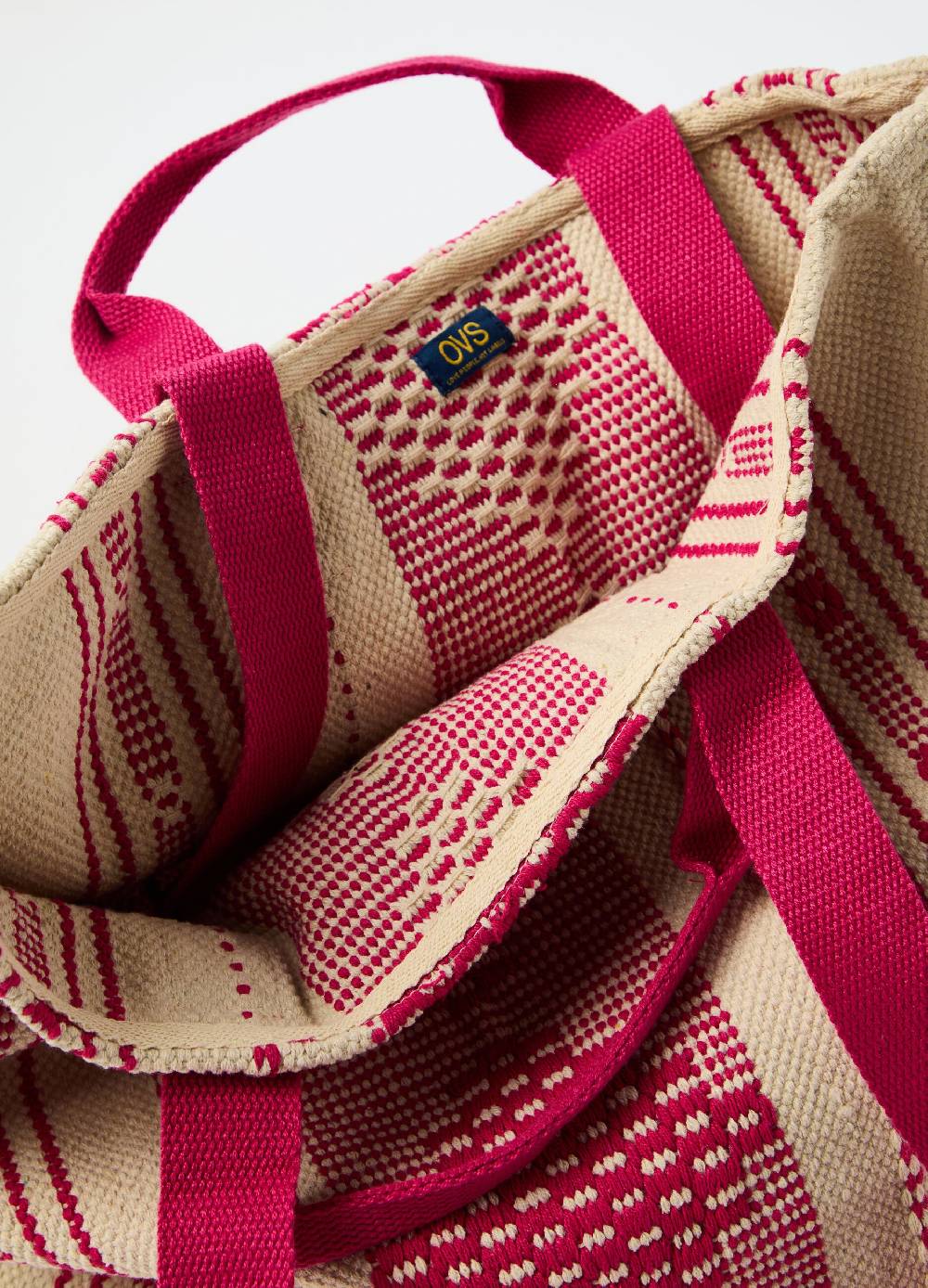 Ovs Borsa in tela con motivo etnico Consegna Veloce