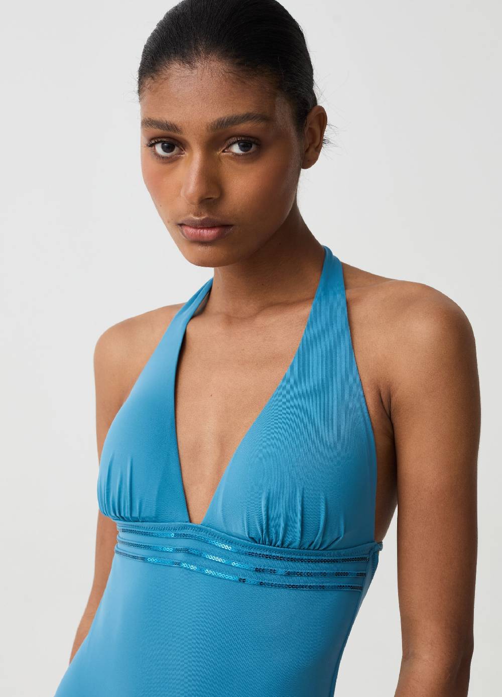 Ovs Costume intero con micro paillettes Sconto