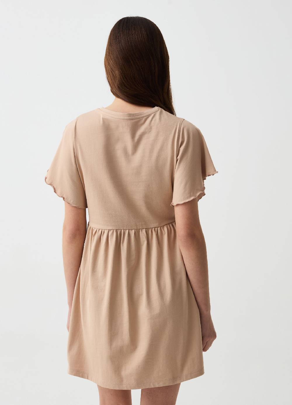 Ovs Vestito Essential corto con maniche a farfalla Outlet