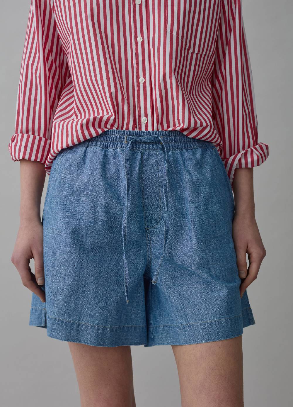 Ovs Shorts in denim fluido con tasche Fino al 65% di sconto