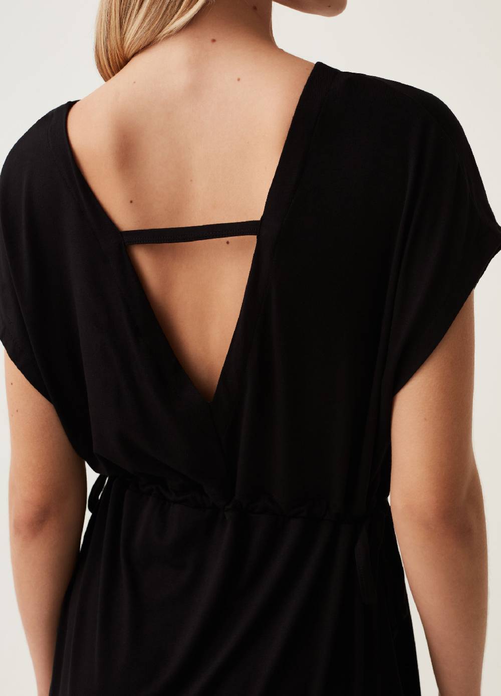 Ovs Abito corto con scollo a V maniche a kimono Vendite Flash