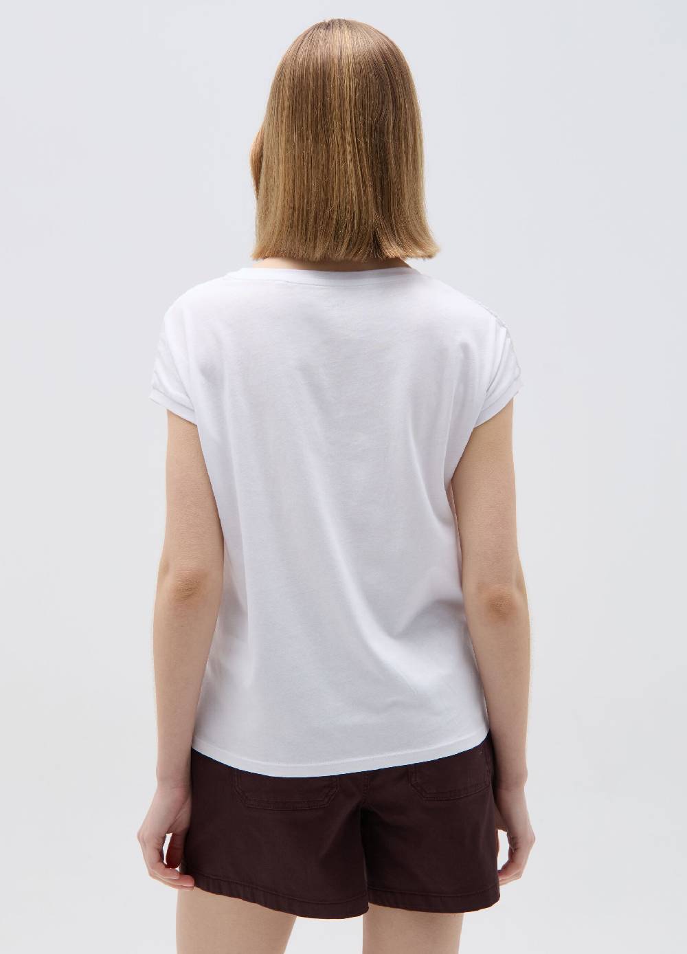 Ovs T-shirt in cotone con sangallo Negozio