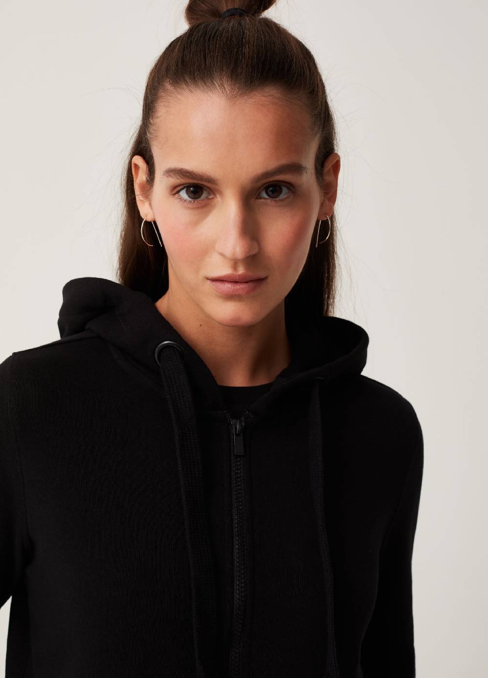 Ovs Full-zip Fitness in felpa con cappuccio Vendita