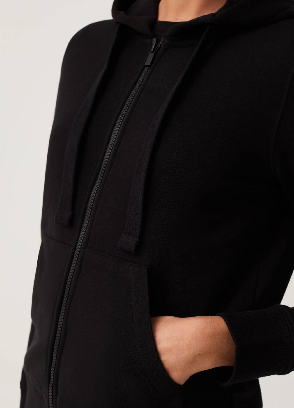 Ovs Full-zip Fitness in felpa con cappuccio Vendita