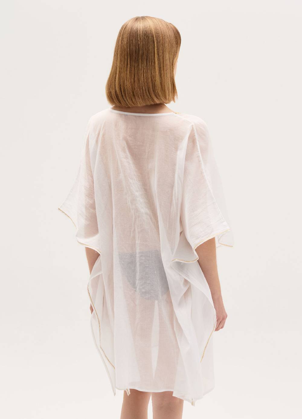 Ovs Poncho copri costume con profili in lurex Pezzi Unici