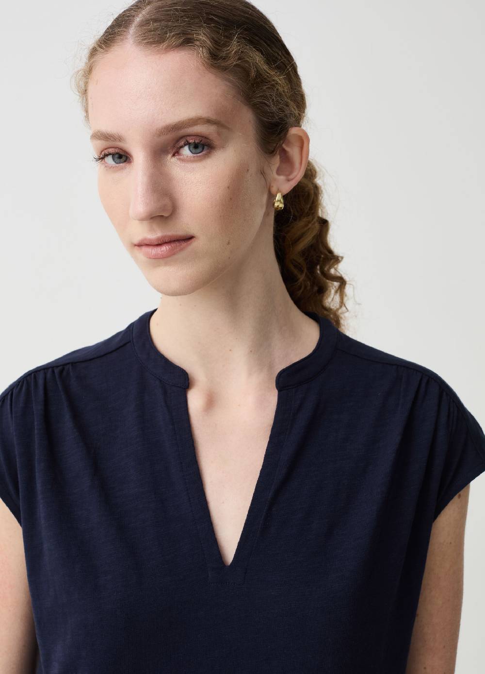 Ovs Vestito Essential lungo con apertura a V Nuovo