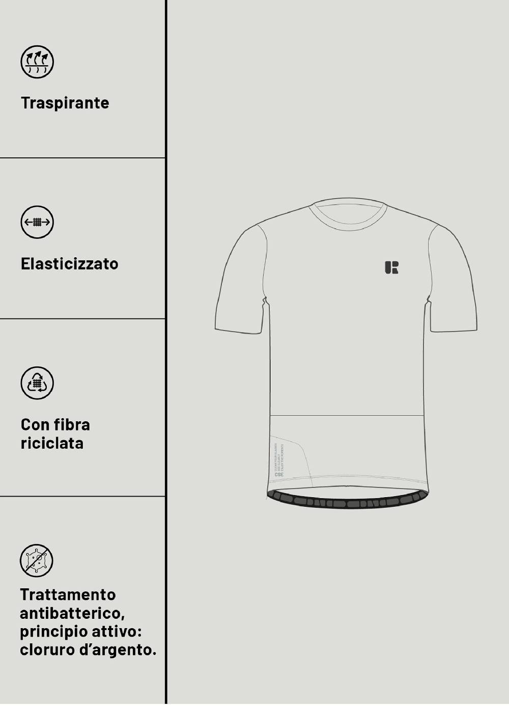 Ovs T-shirt ciclista bicolore Urban Riders Economico