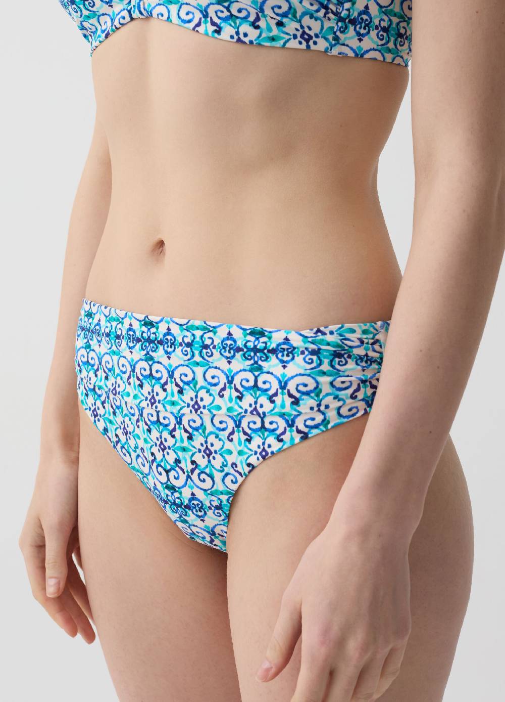 Ovs Slip bikini a vita alta stampa maiolica Offerte