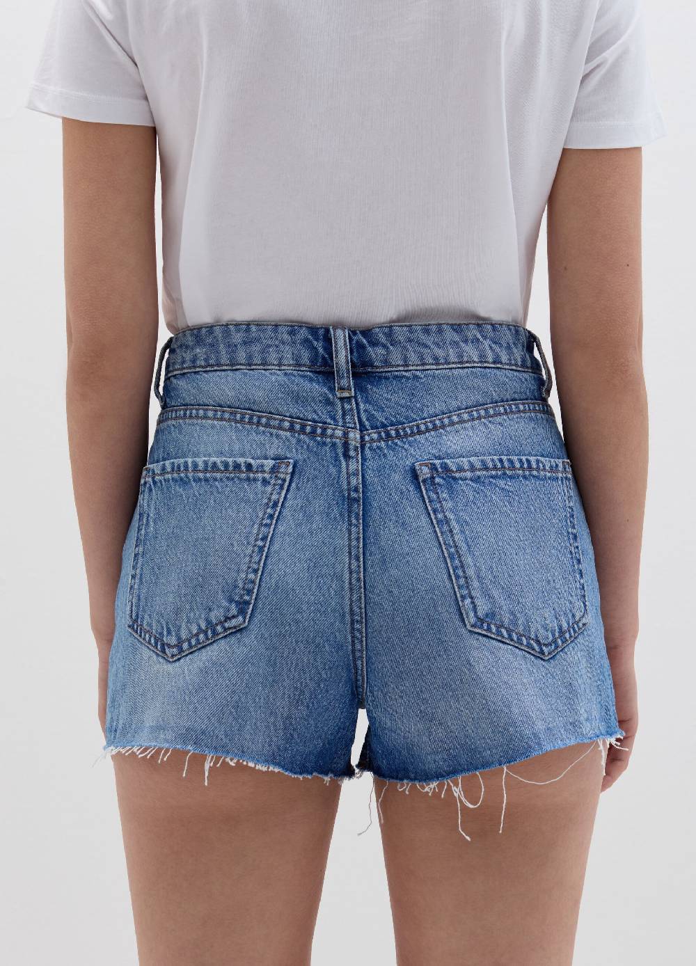 Ovs Shorts in denim con strappi e abrasioni In Saldo